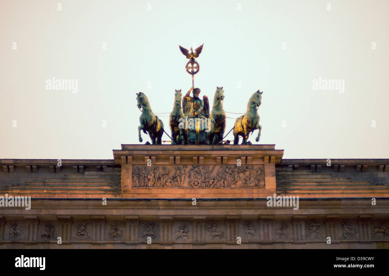 Brandenburg Gate, Berlin Stock Photo