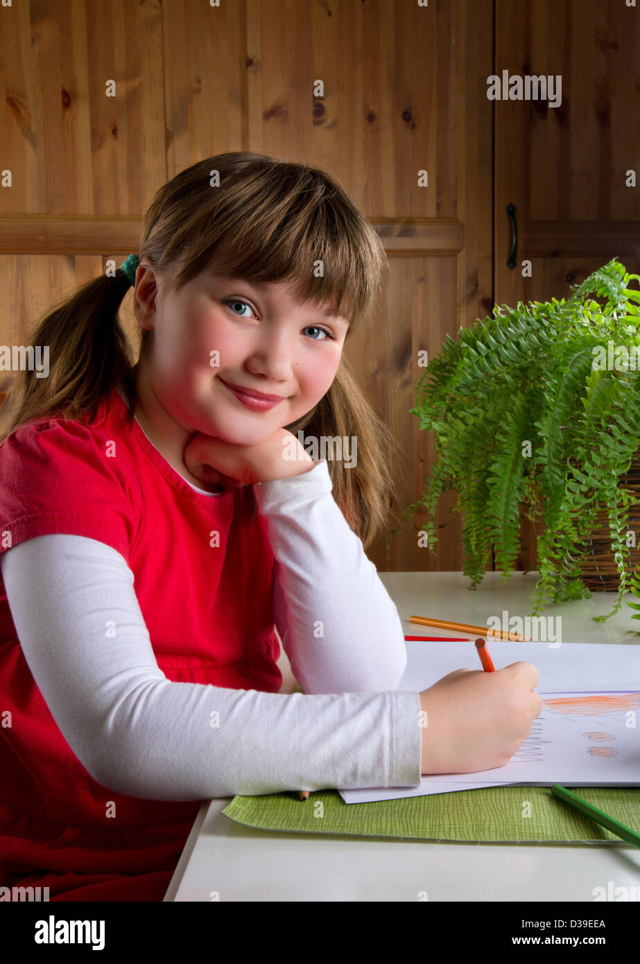 Children`s Drawing Pencils. Stock Photo - Image of daycare, colorful:  81853112