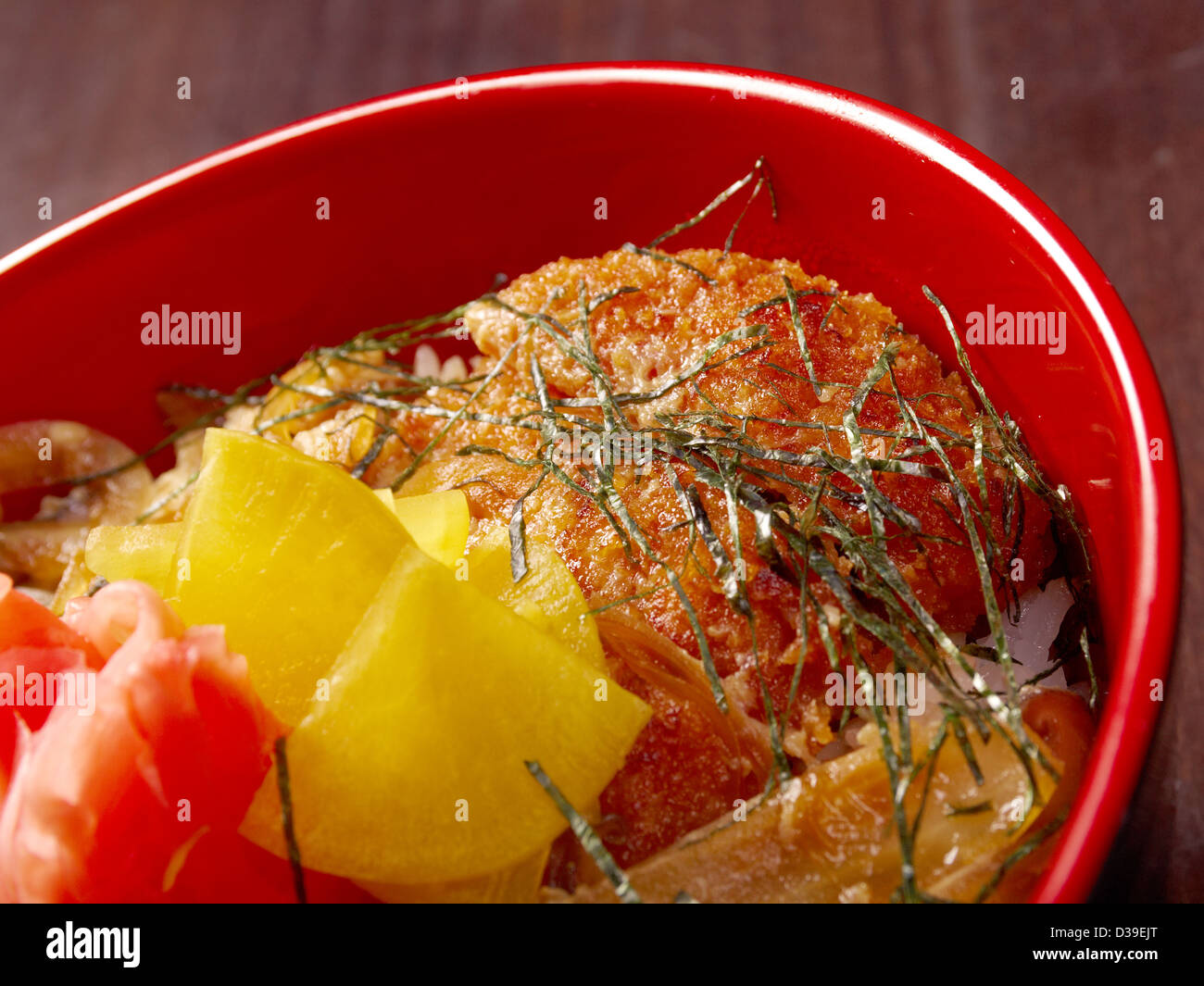 Teriyaki Chicken Rice. traditional japanese food Stock Photo Alamy