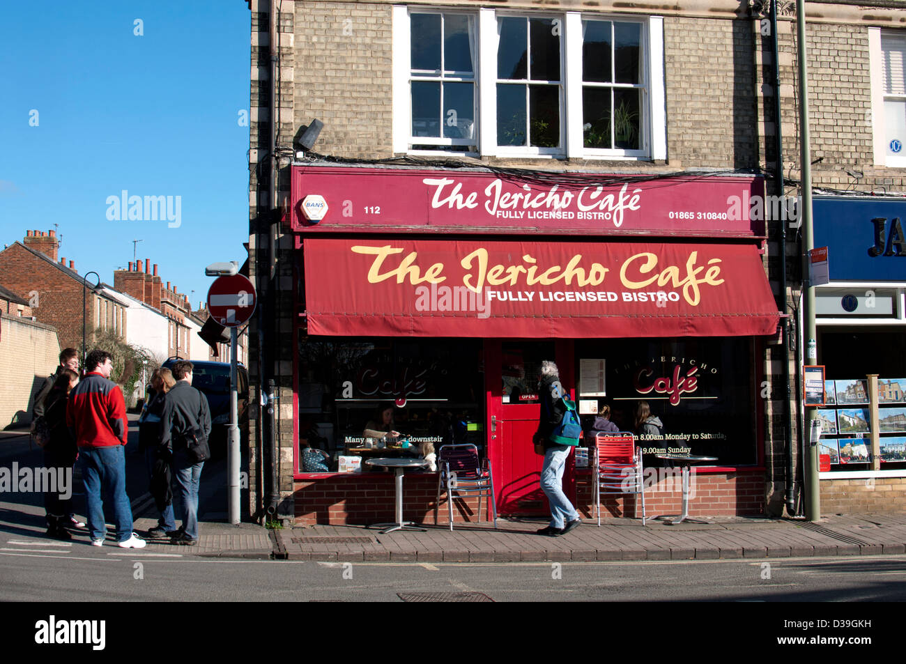 The Jericho Cafe, Walton Street, Jericho, Oxford, UK Stock Photo