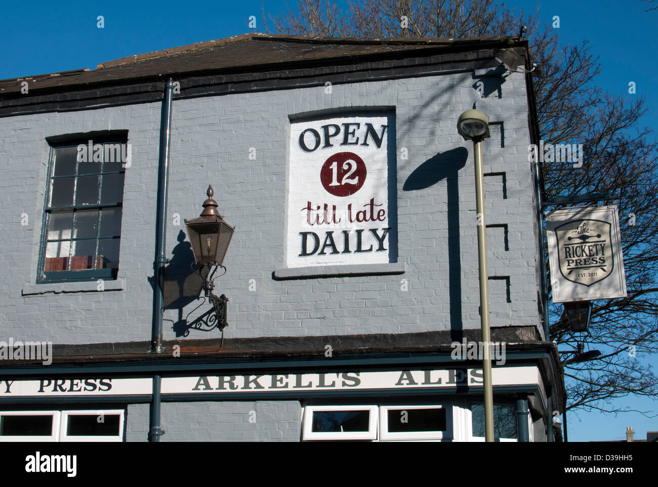 The Rickety Press pub, Jericho, Oxford, UK Stock Photo