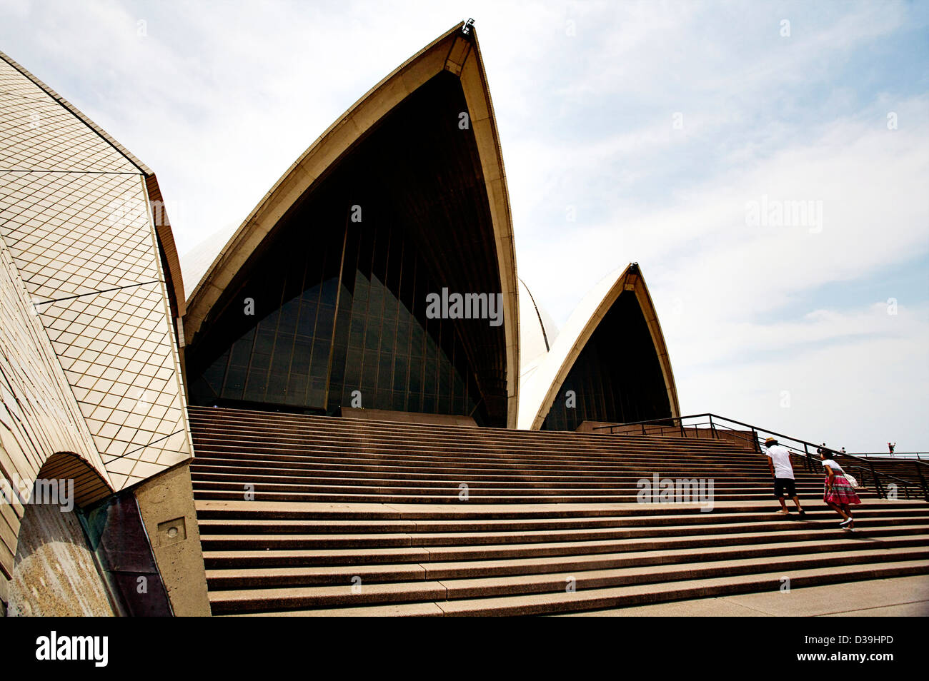 The Sydney Opera House performing arts centre in Sydney, New South Wales, Australia Stock Photo