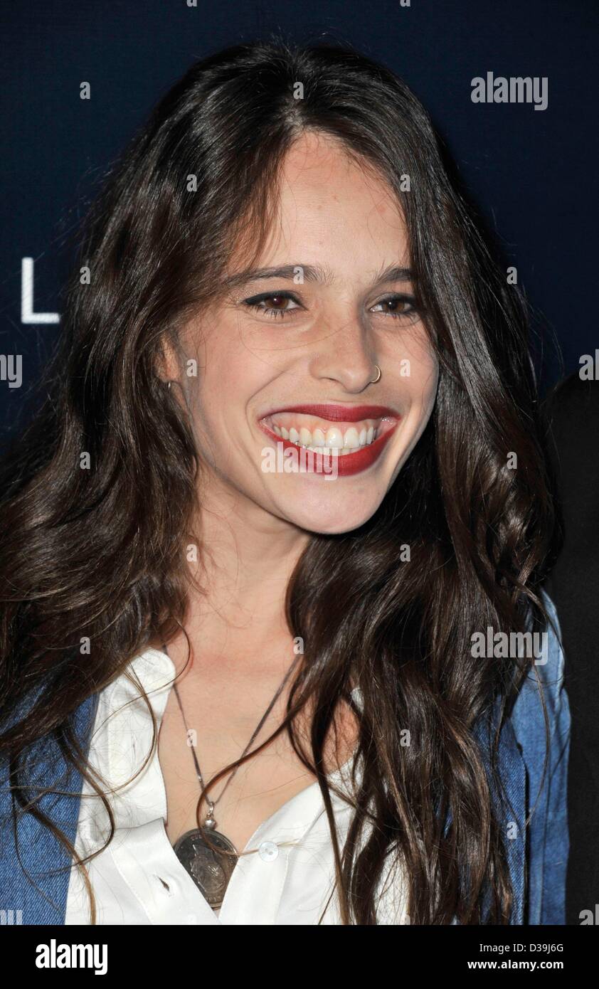 Los Angeles, California, USA. Chelsea Tyler at arrivals for Tommy Hilfiger  West Coast Flagship Store Opening, Tommy Hilfiger West Hollywood, Los  Angeles, CA February 13, 2013. Photo By: Dee Cercone/Everett  Collection/Alamy Live