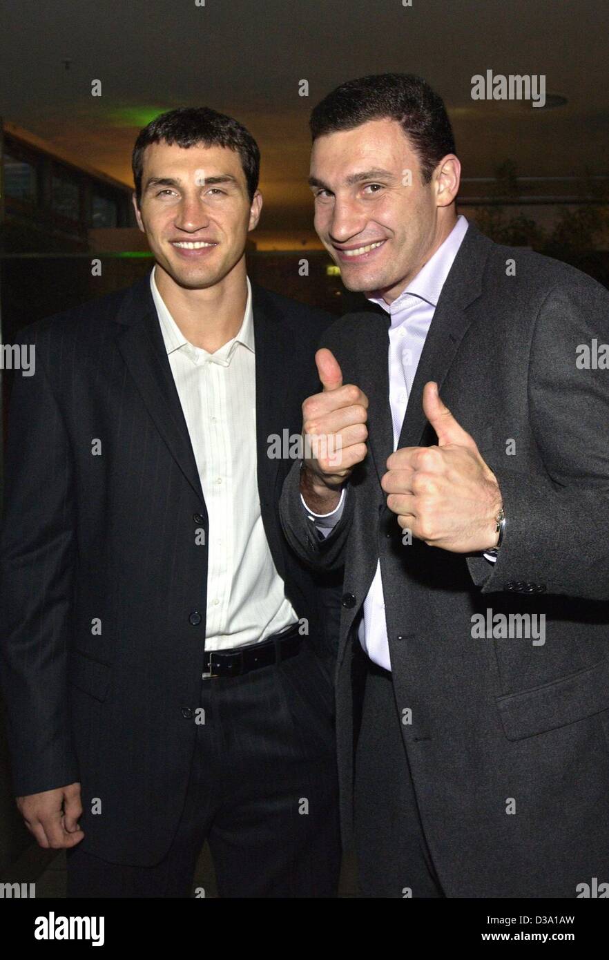 Wladimir And Vitali Klitschko High Resolution Stock Photography and