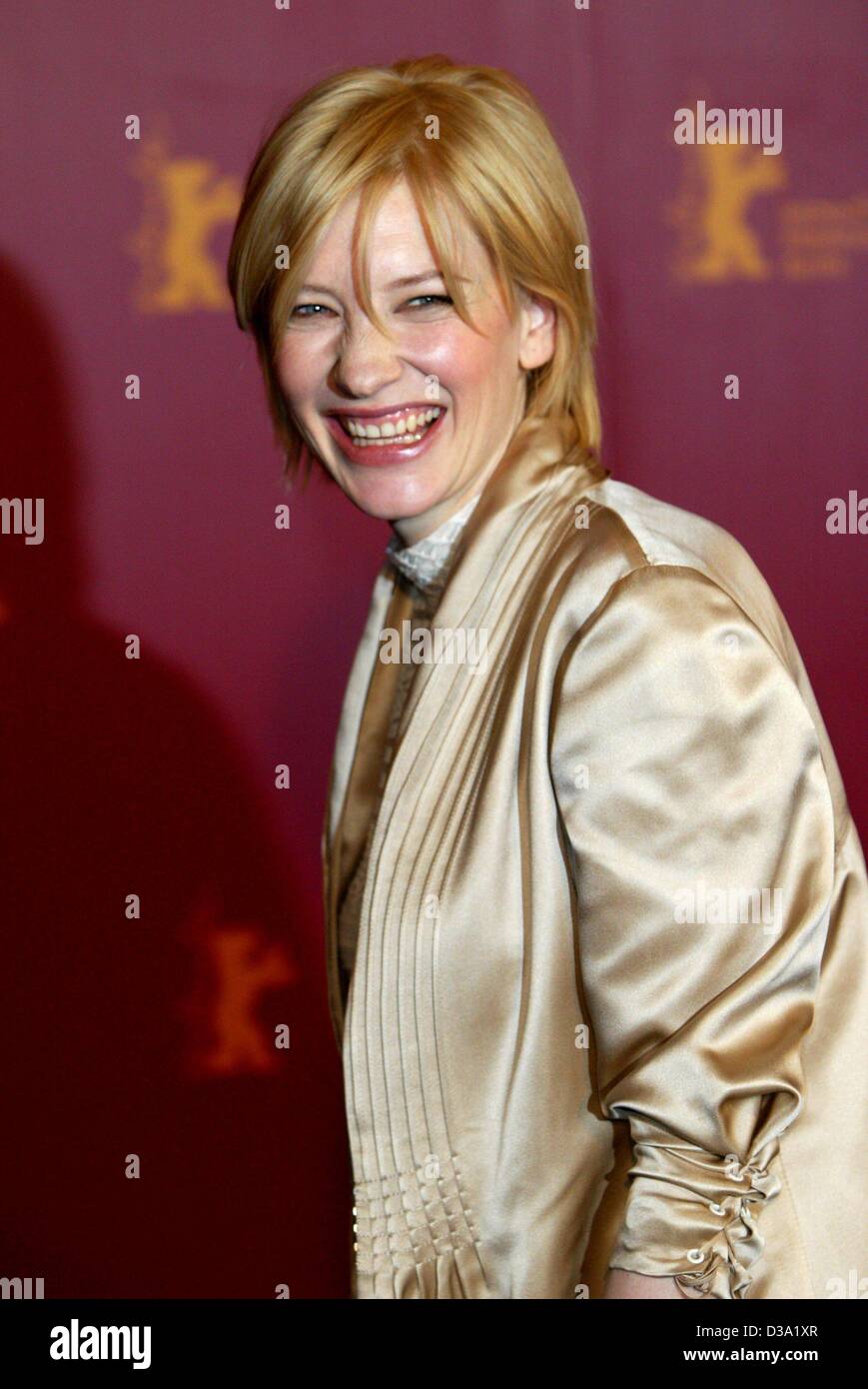 Dpa Australian Actress Cate Blanchett Smiling At The Presentation Stock Photo Alamy