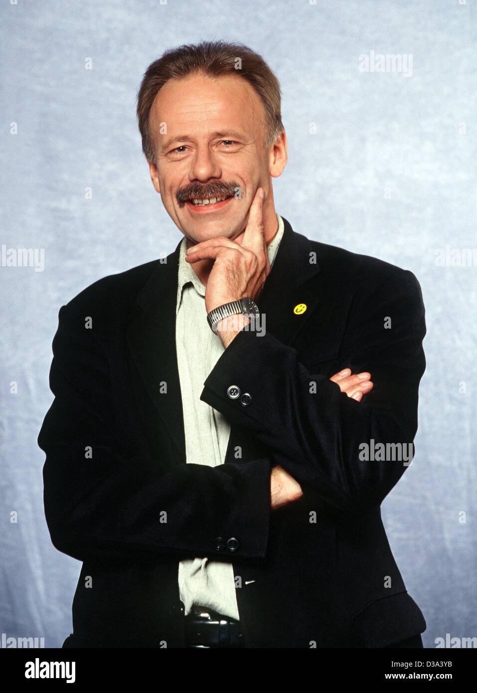 (dpa) - German Environment Minister Juergen Trittin poses in Mainz in April 2002. Stock Photo