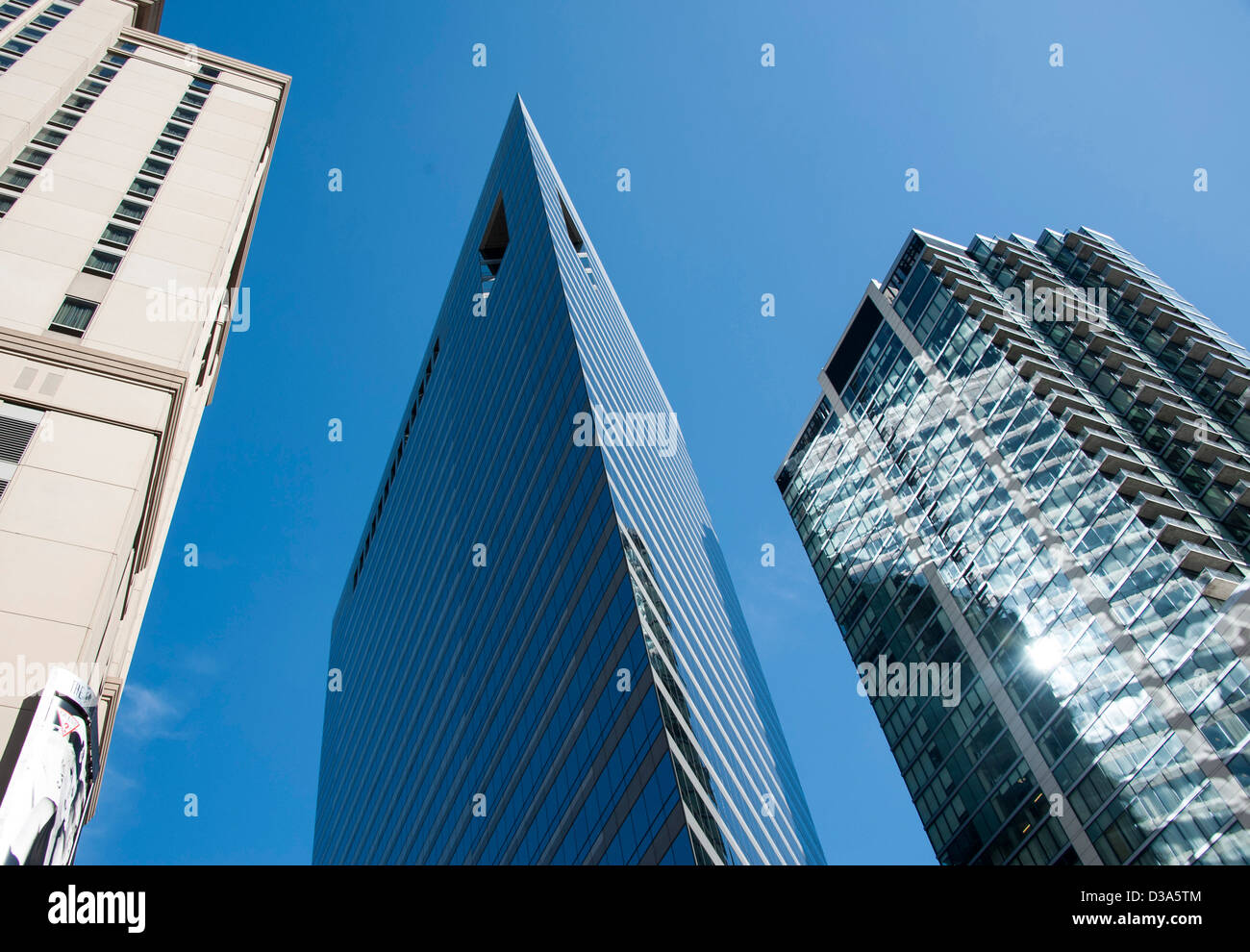 Tall buildings in Chicago Stock Photo