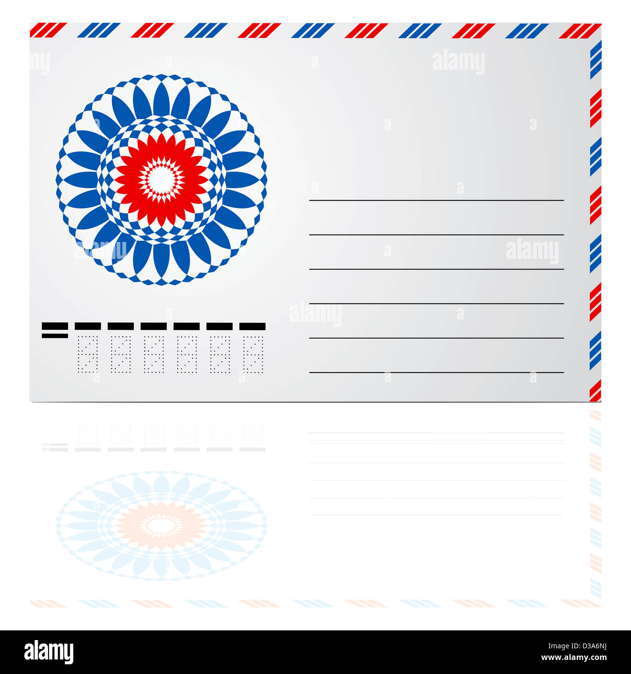 blank envelope on white background Stock Photo - Alamy