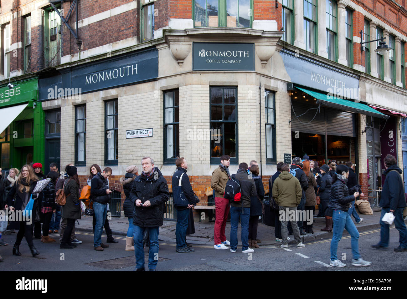 Monmouth Coffee Company In Borough Market London Uk Stock Photo Alamy