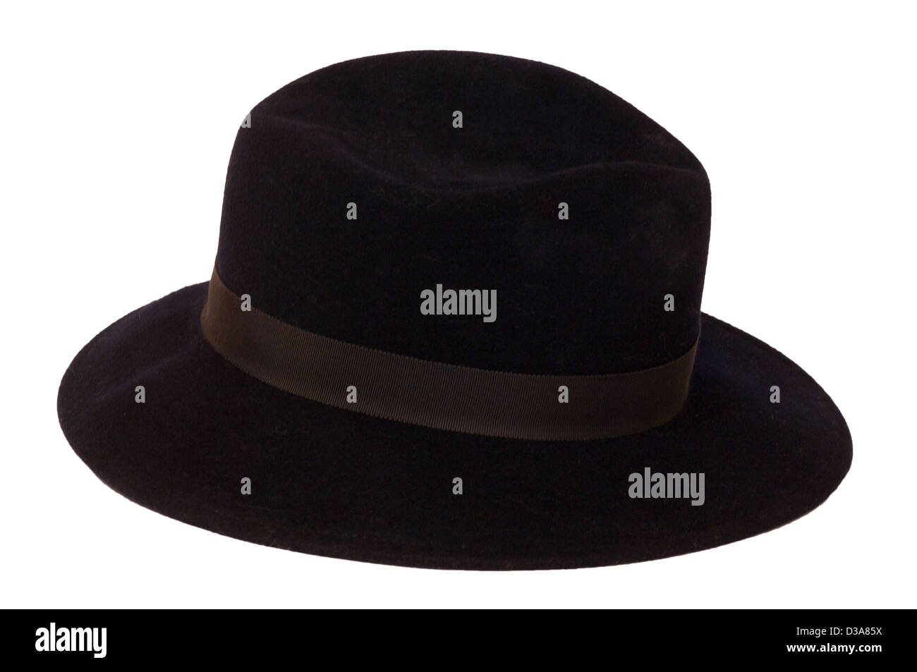 Black and white fedora hat hi-res stock photography and images - Alamy
