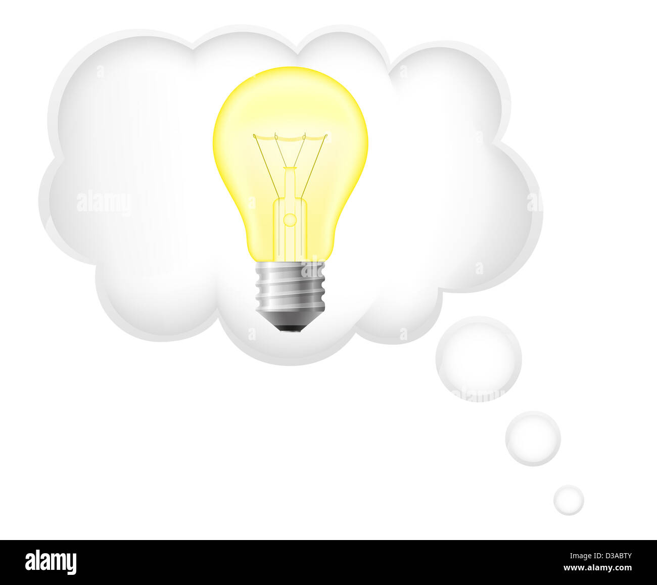 concept idea illustration isolated on white background Stock Photo - Alamy