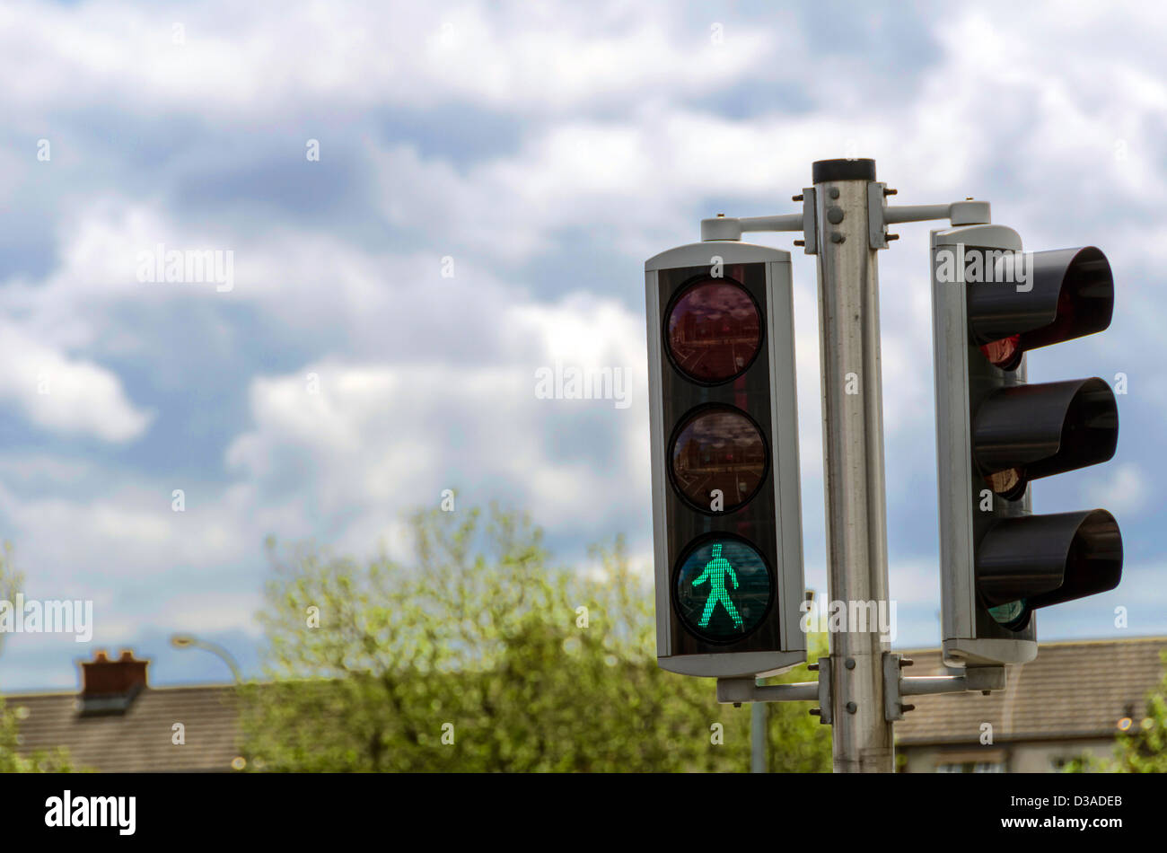 Road Traffic Light in Dublin, Ireland Stock Photo Alamy