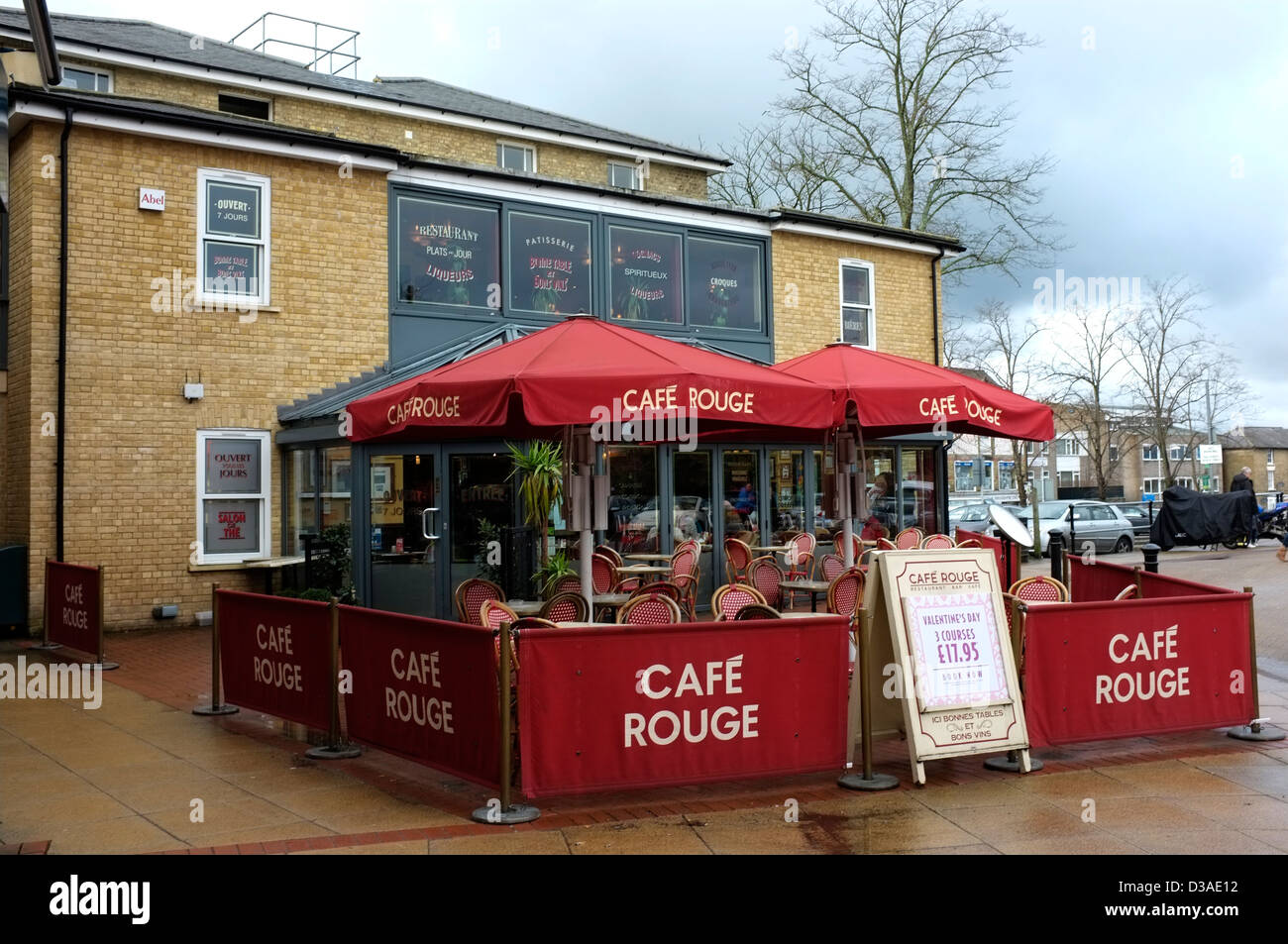 cafe rouge sevenoaks town kent uk 2013 Stock Photo