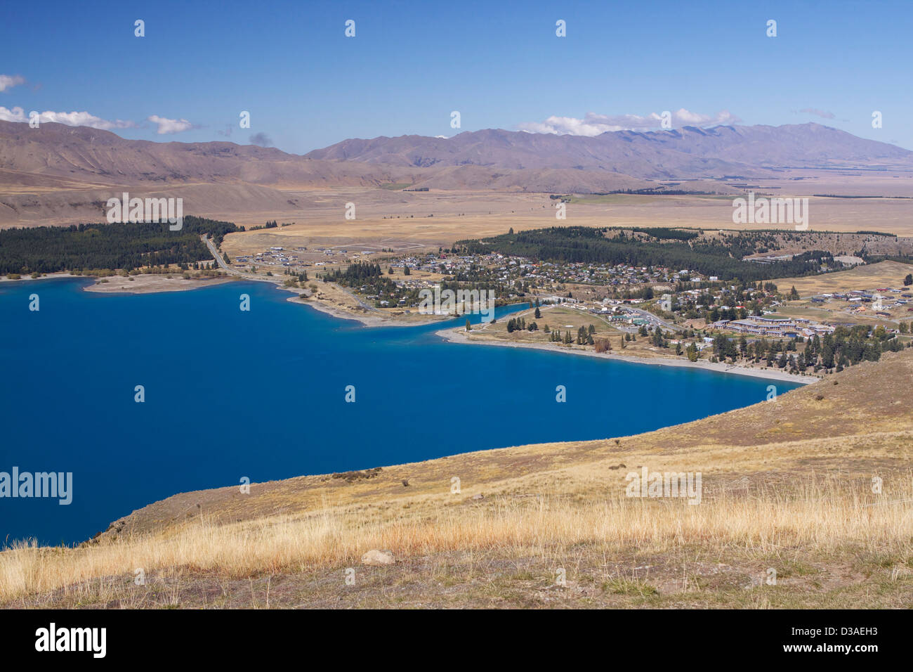 Lake Tekapo South Island New Zealand travel Stock Photo - Alamy