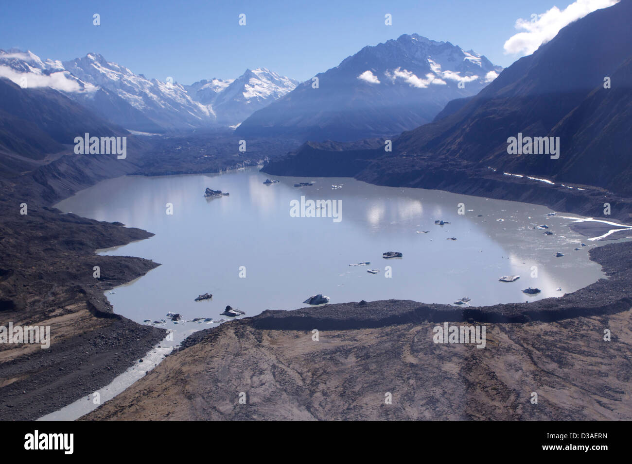 Mount Cook National Park South Island New Zealand Stock Photo