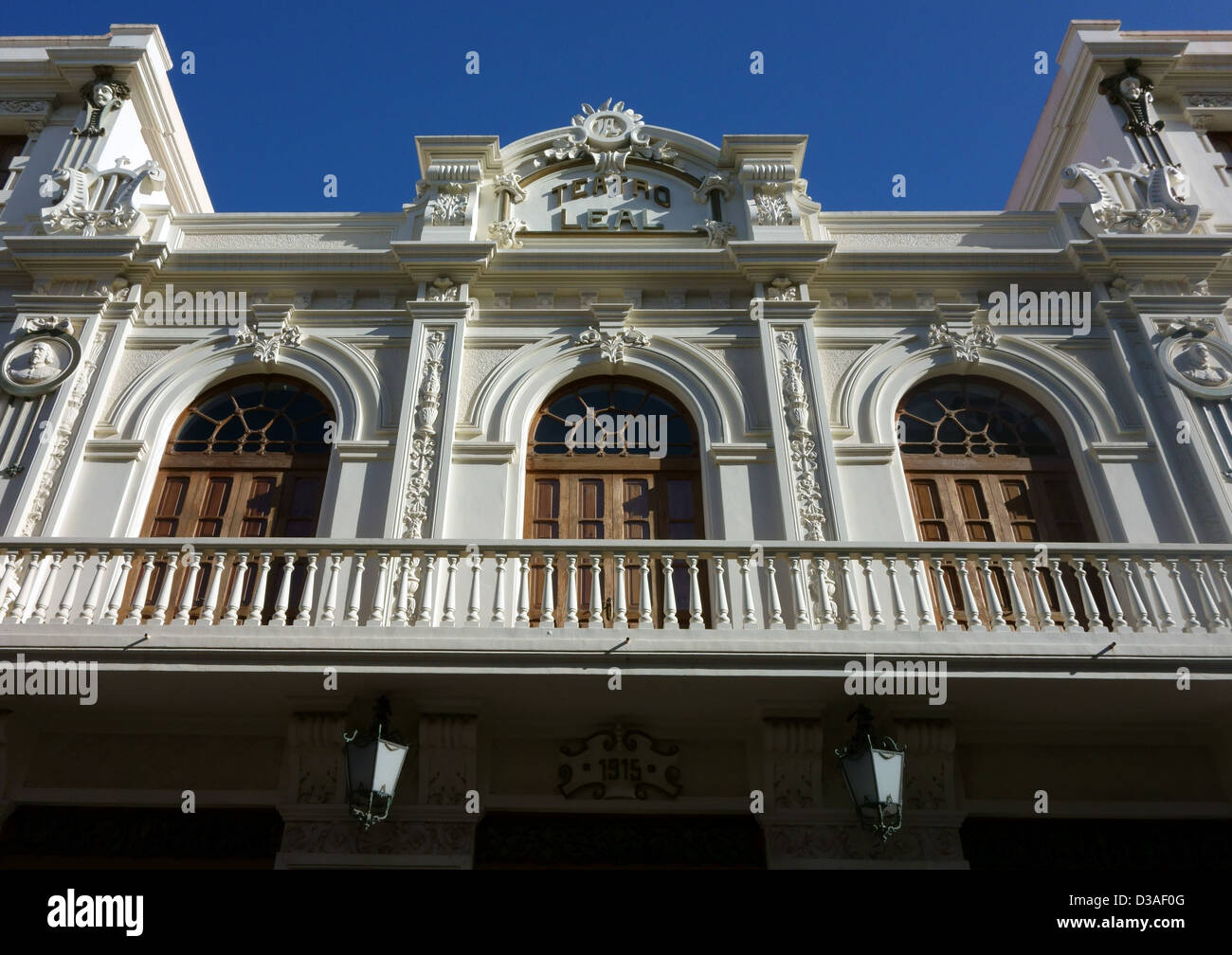 Teatro Leal (theatre) in La Laguna, Tenerife, Canary Islands Stock