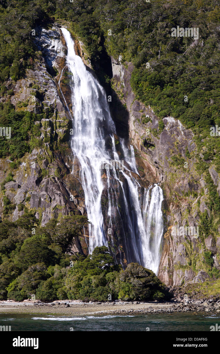 Milford Sound South Island New Zealand travel Stock Photo