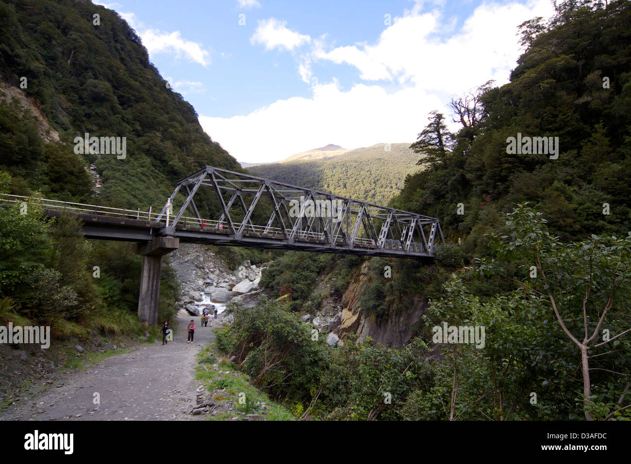 Haast Pass South Island New Zealand travel Stock Photo