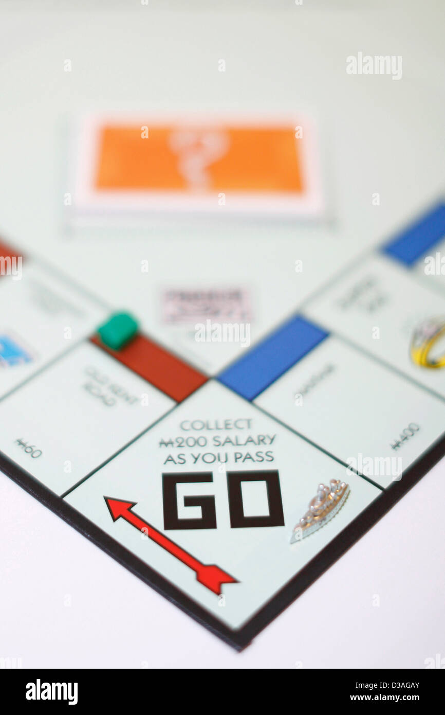 Monopoly pass go hi-res stock photography and images - Alamy