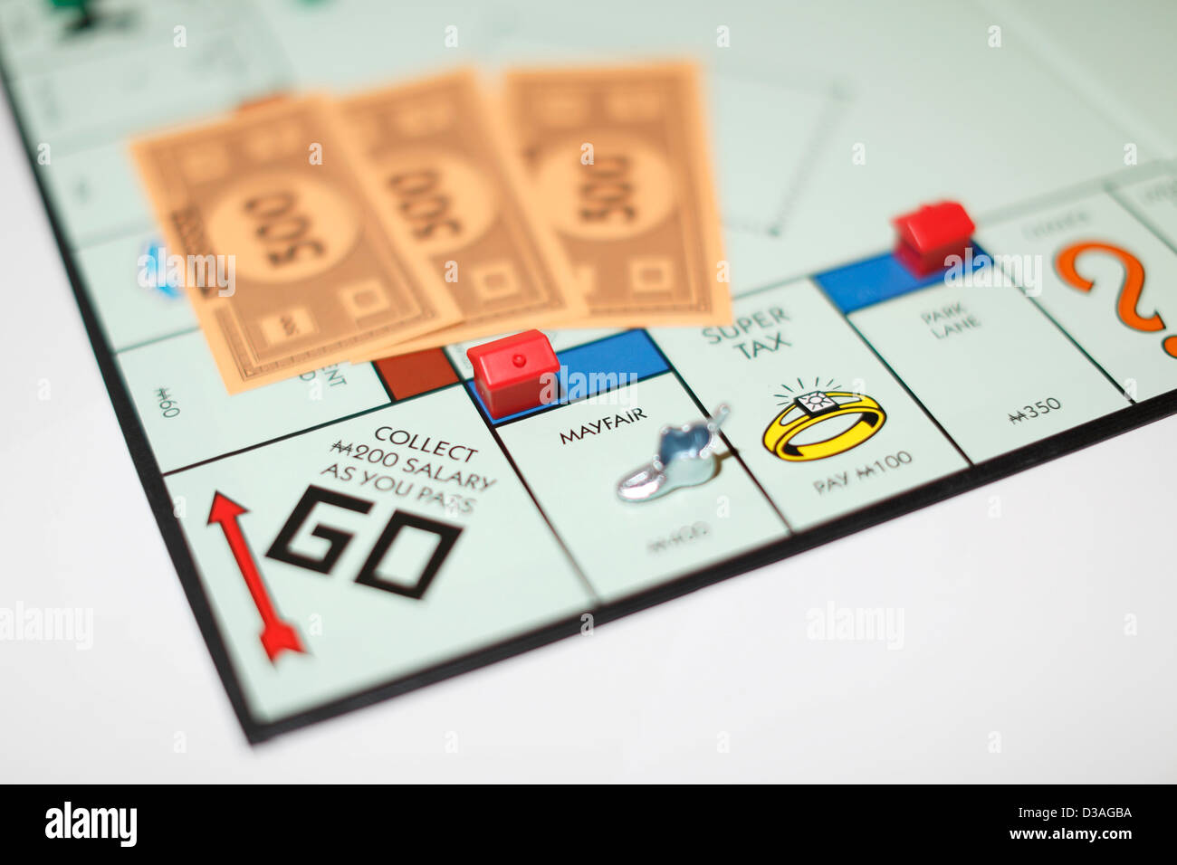 Monopoly board game mayfair hires stock photography and images Alamy