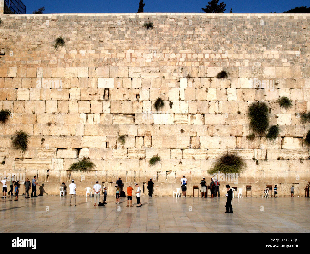 Wailing Wall, Jerusalem, Israel Stock Photo