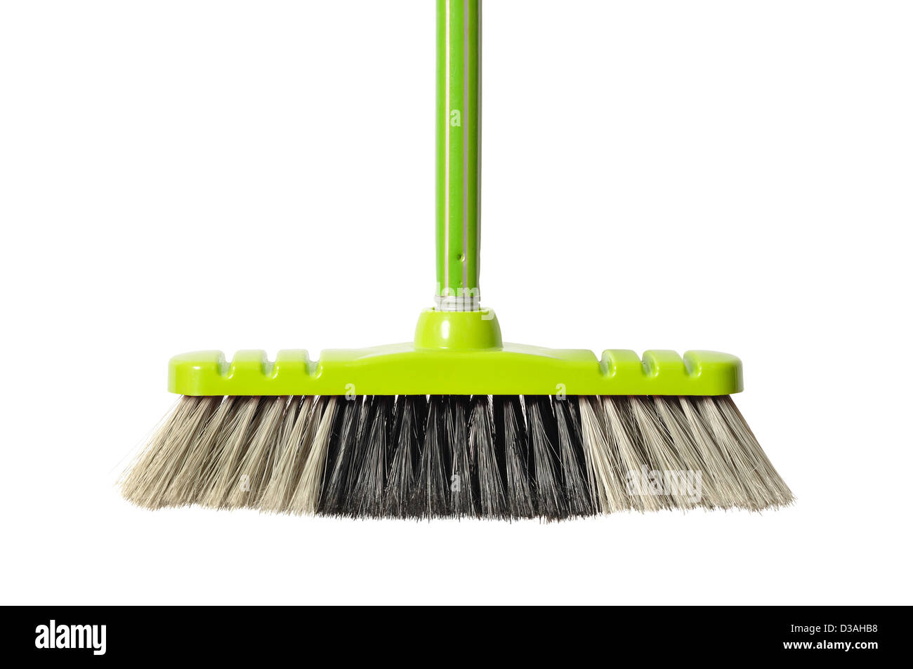 Green Broom Stock Photo