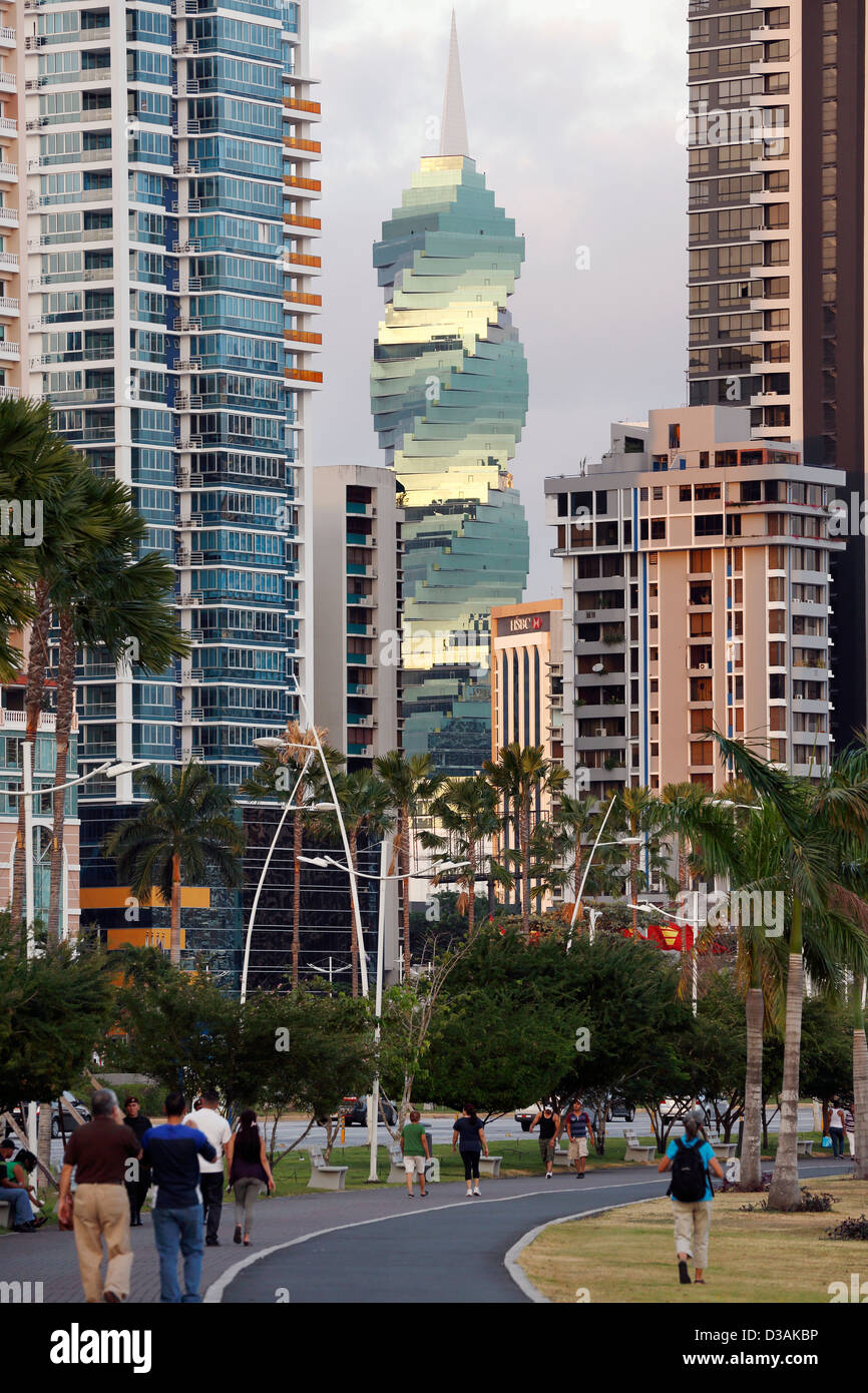 F&F tower building, Panama City, Panama Stock Photo