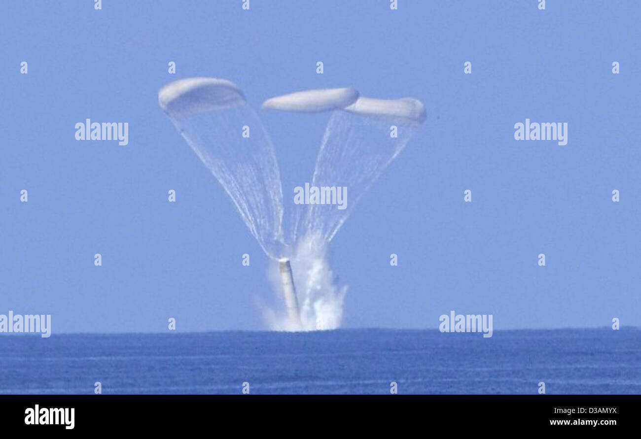 Space Shuttle Solid Rocket Boosters (NASA, 4/29/09) Stock Photo