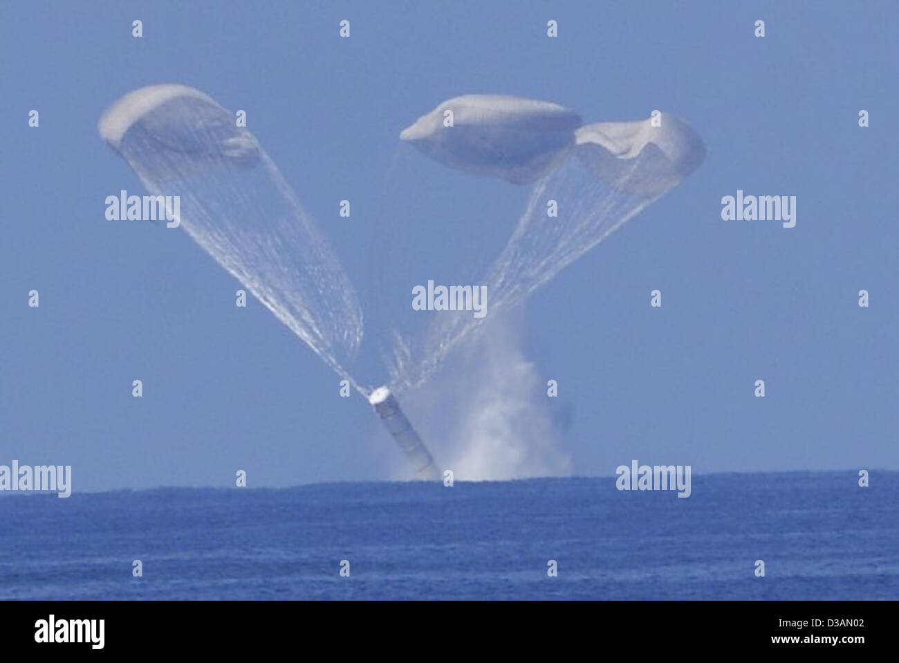 Space Shuttle Solid Rocket Boosters (NASA, 4/29/09) Stock Photo