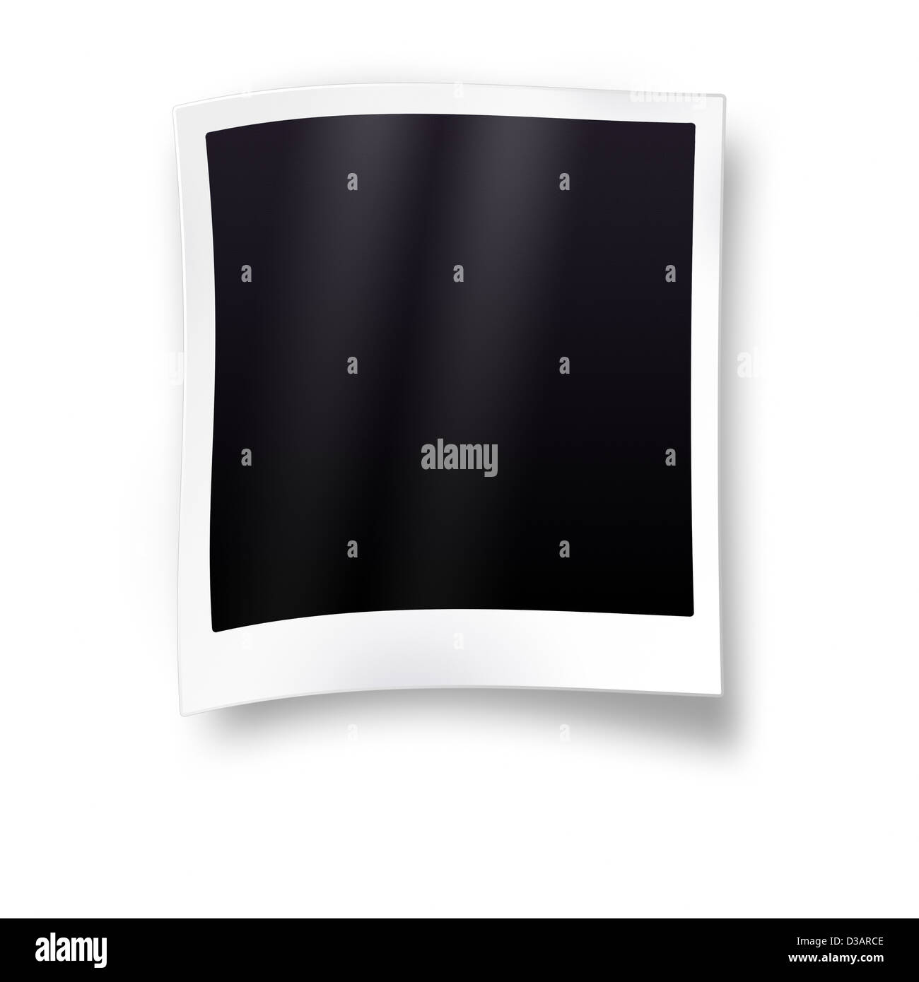 Empty photo frame - isolated on white background Stock Photo - Alamy