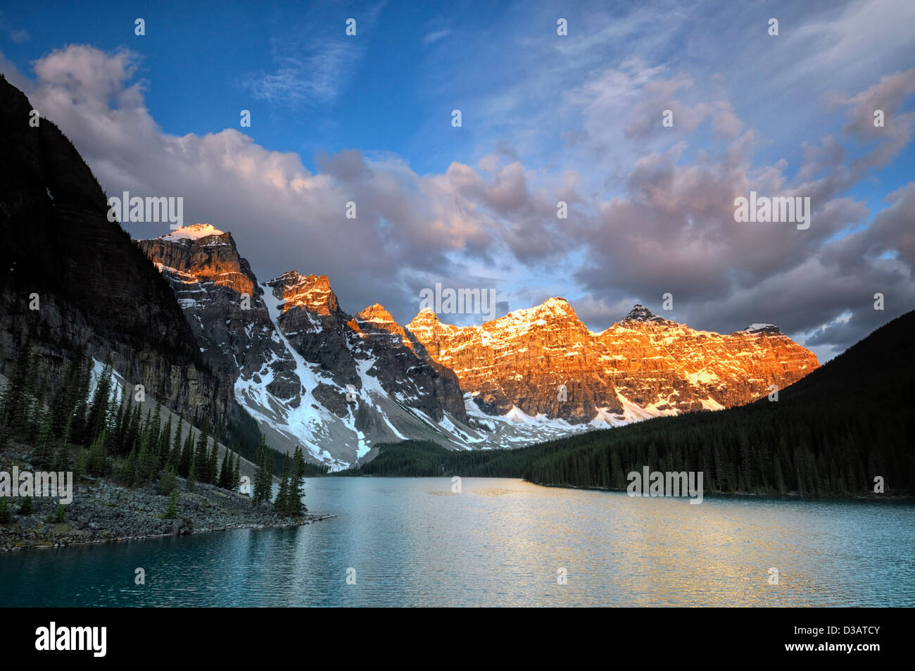 Moraine Lake Valley of the Ten Peaks Banff National Park Canadian Rocky ...