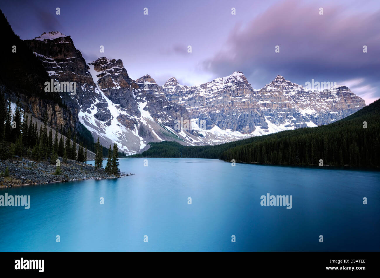 Moraine Lake Valley of the Ten Peaks Banff National Park Canadian Rocky ...
