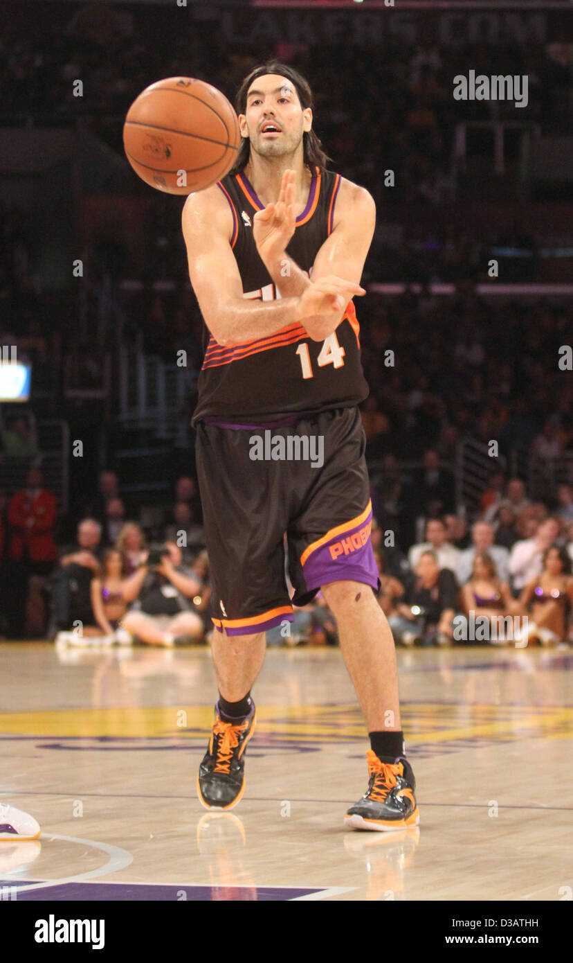12 02 2013 Los Angeles California Usa Luis Scola 14 Of The Suns During The Game The Los Angeles Lakers Defeated The Phoenix Suns By The Final Score Of 91 85 At Staples Center In