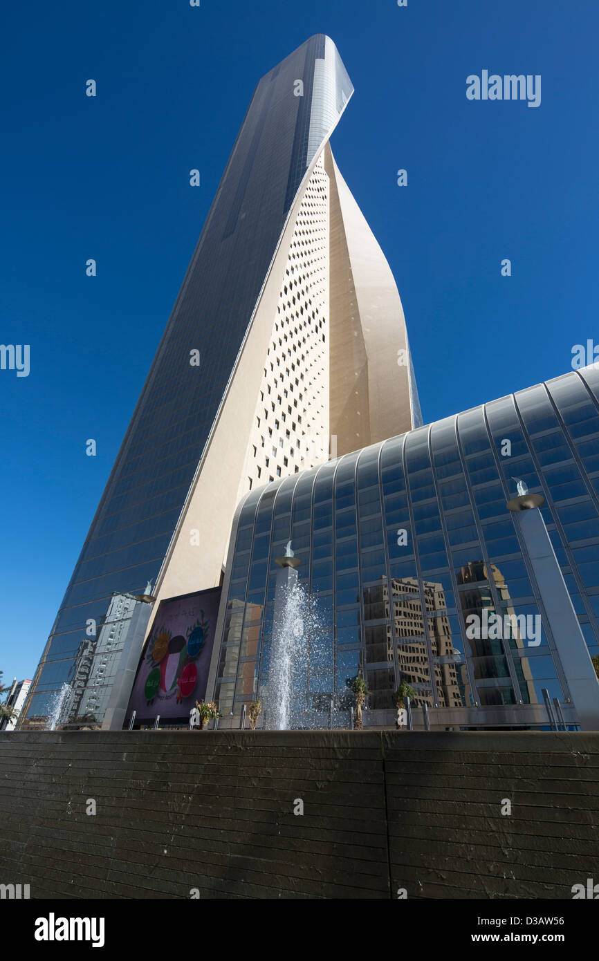 Al Hamra Tower, Kuwait City, Kuwait Stock Photo