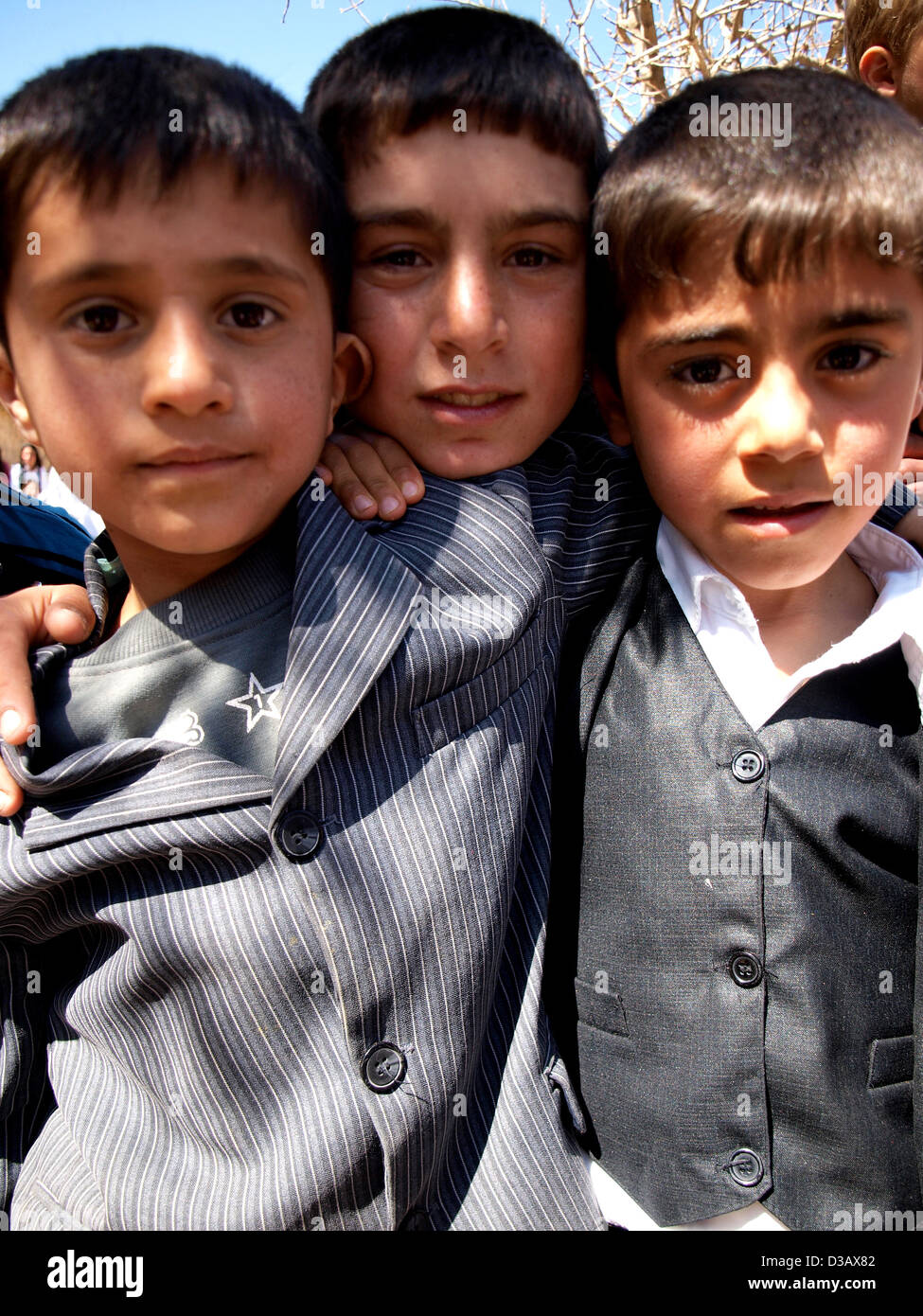 Yazidi kurdish boys in Lalish, Northern Iraq Stock Photo Alamy