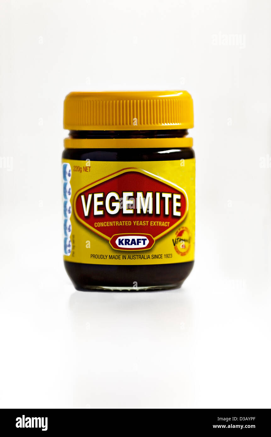 Australian Food / A jar of Vegemite food spread that is usually eaten