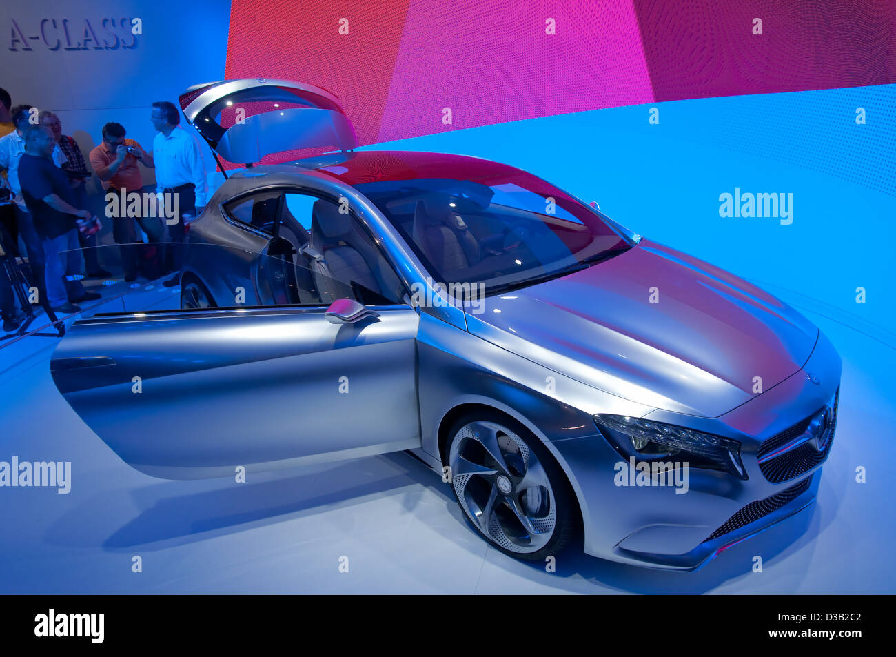 Mercedes Benz A-Class Concept presented at the 64th Internationale Automobil Ausstellung (IAA) Stock Photo