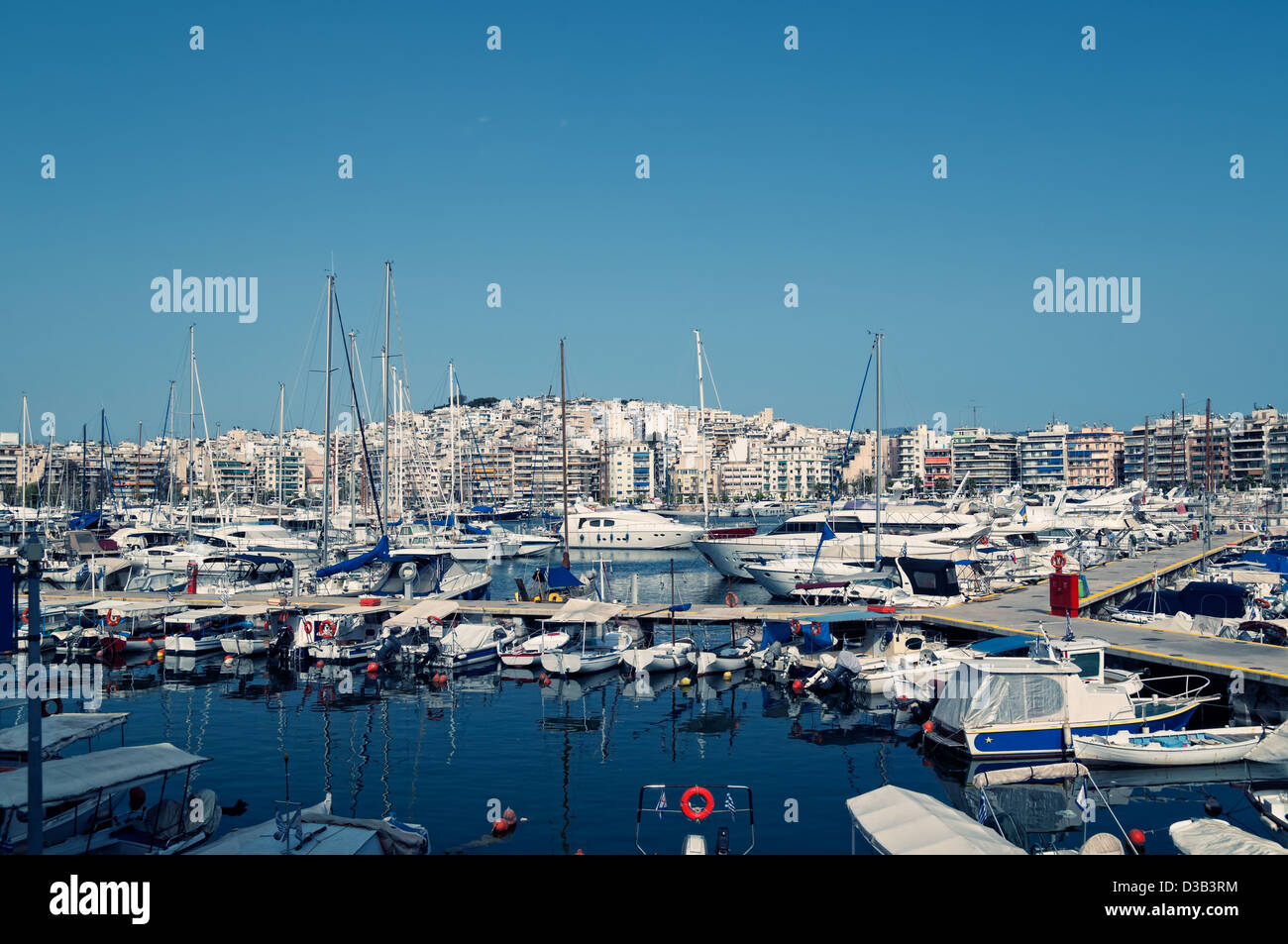 Pireus Marina, Athens Stock Photo