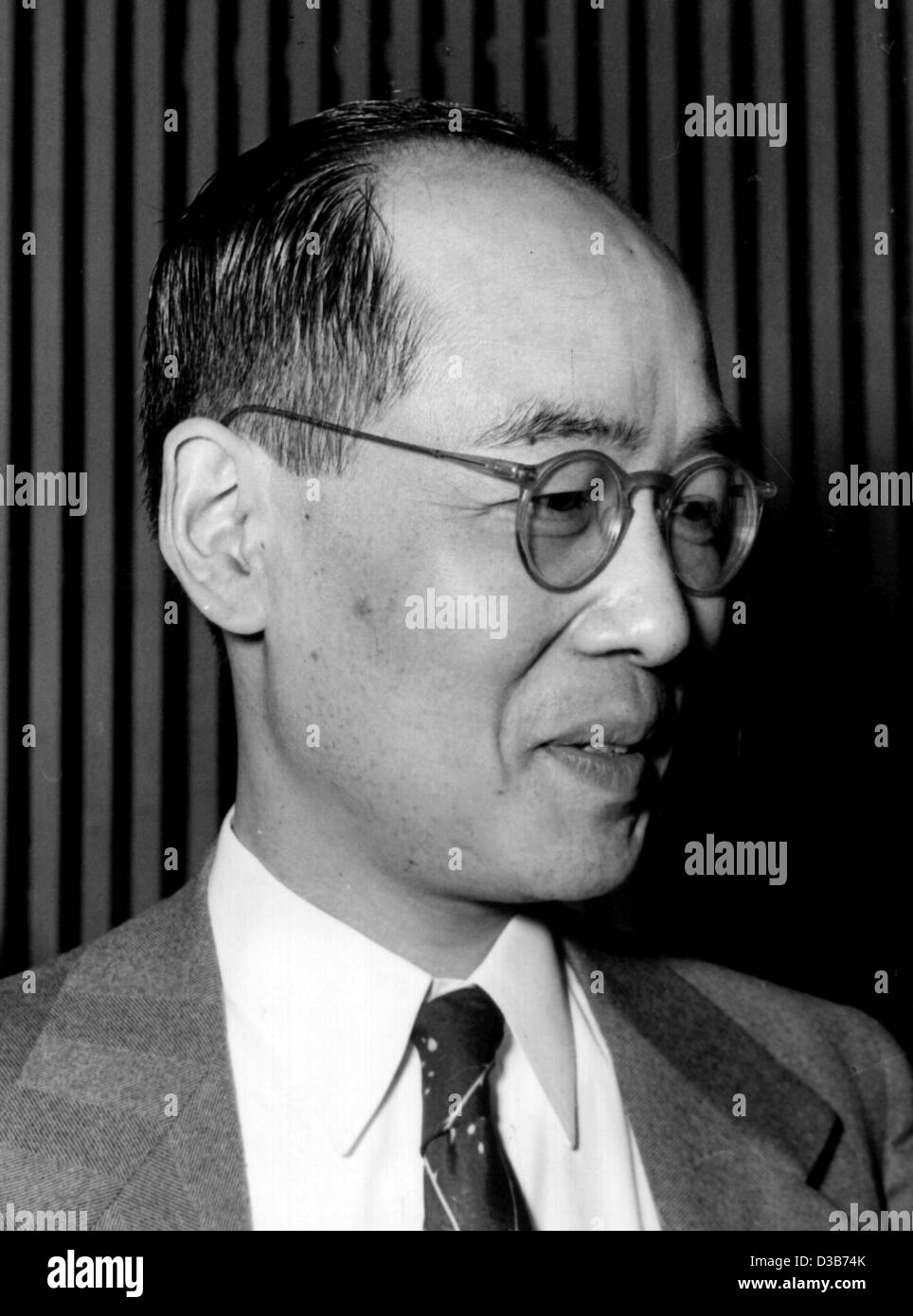 Dpa Files Japanese Scientist Hideki Yukawa Pictured In Lindau West Germany July 1953 Hideki Yukawa Was Born On 23 January 1907 In Tokyo And Died On 8 September 1981 In Kyoto