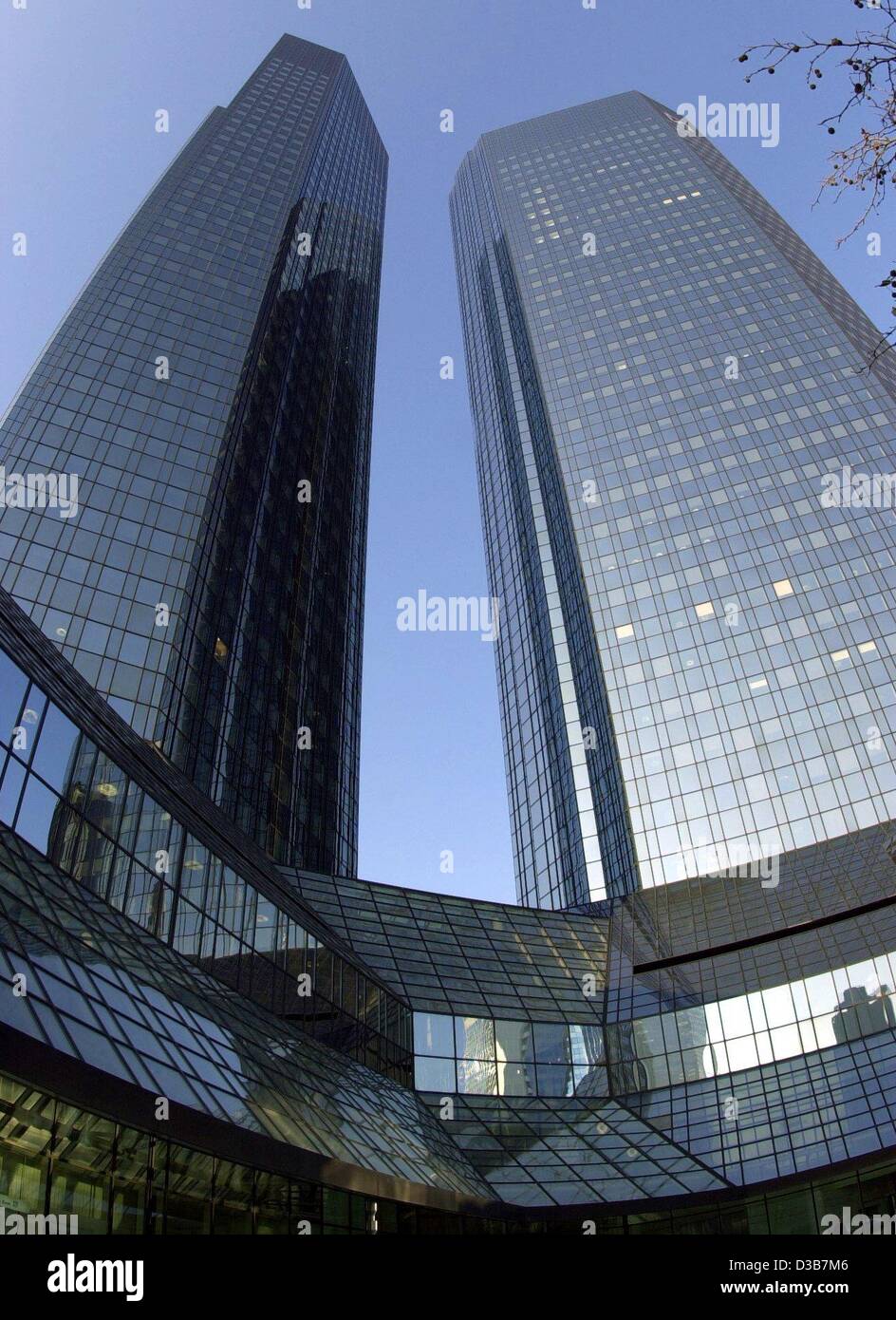 Dpa The Twin Towers Of Deutsche Bank In Frankfurt Commonly Called