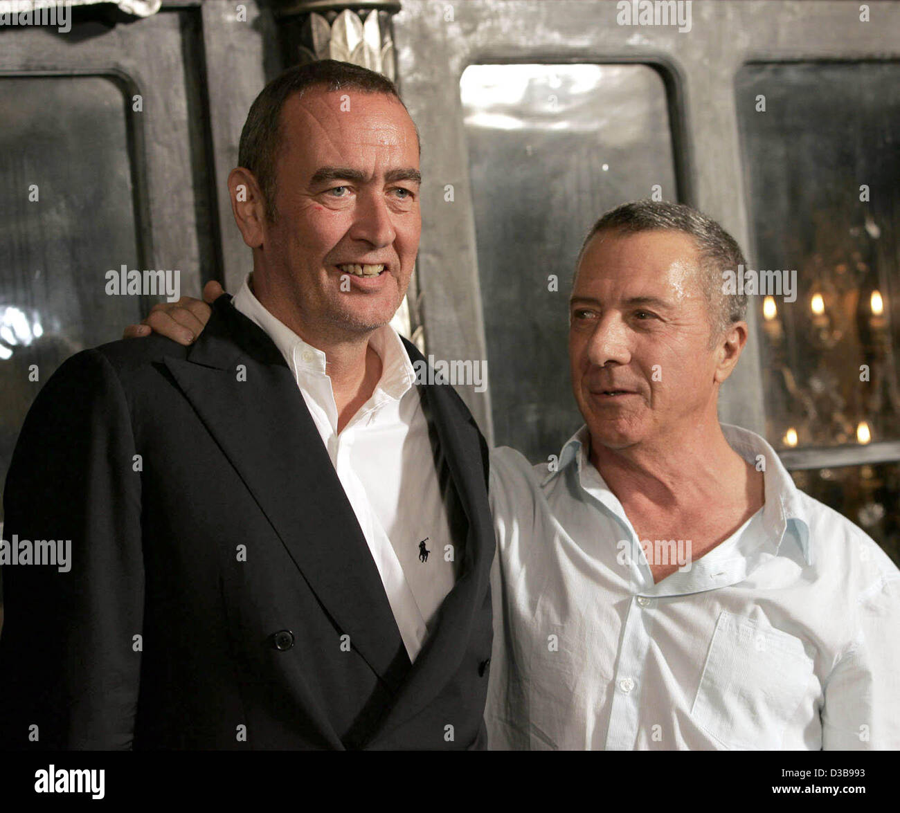 Dpa German Film Producer Bernd Eichinger L An Us Actor Dustin