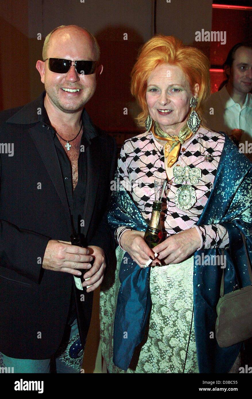 (dpa) Fashion designer Vivienne Westwood and Brian Rennie, Design