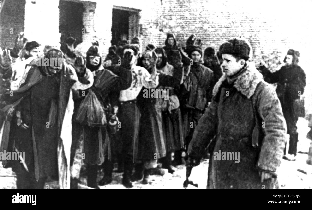 German Army Surrender At Stalingrad