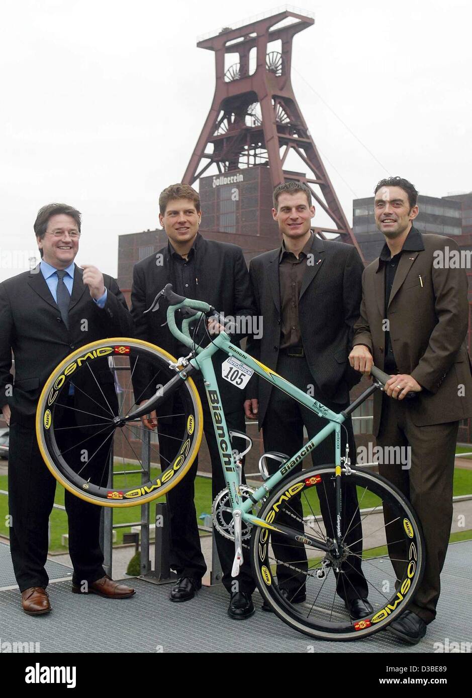 Maillot Team Bianchi 2003 Jan Ullrich - Manches Longues, Neuf Avec étiquettes - Cyclisme
