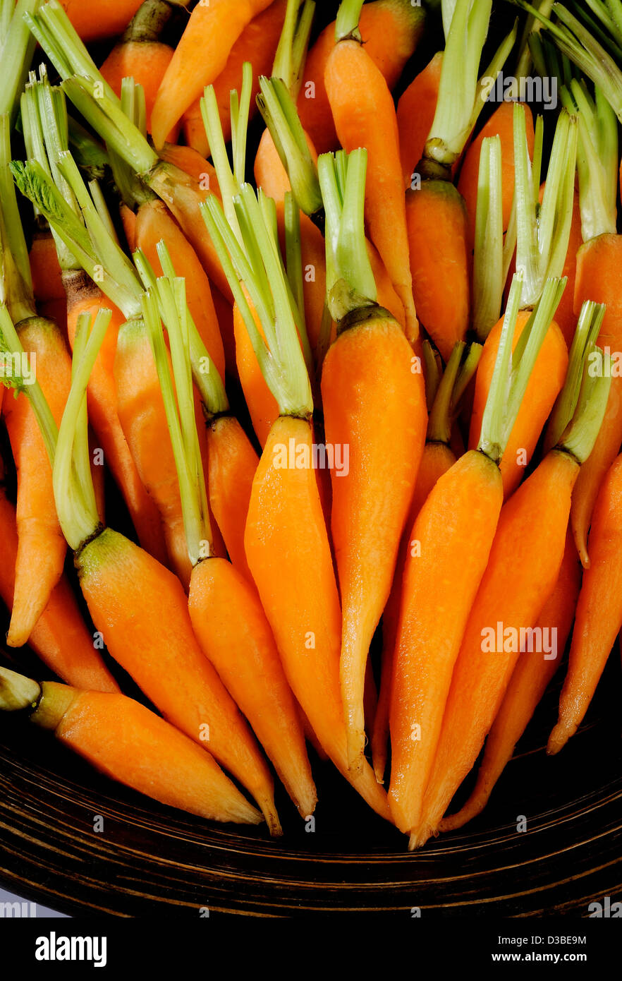 Fresh peeled baby carrots for cooking Stock Photo Alamy