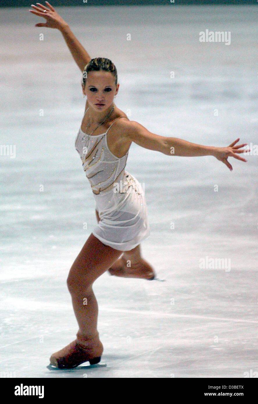 (dpa) German figure skater Dytrt free skates at the German