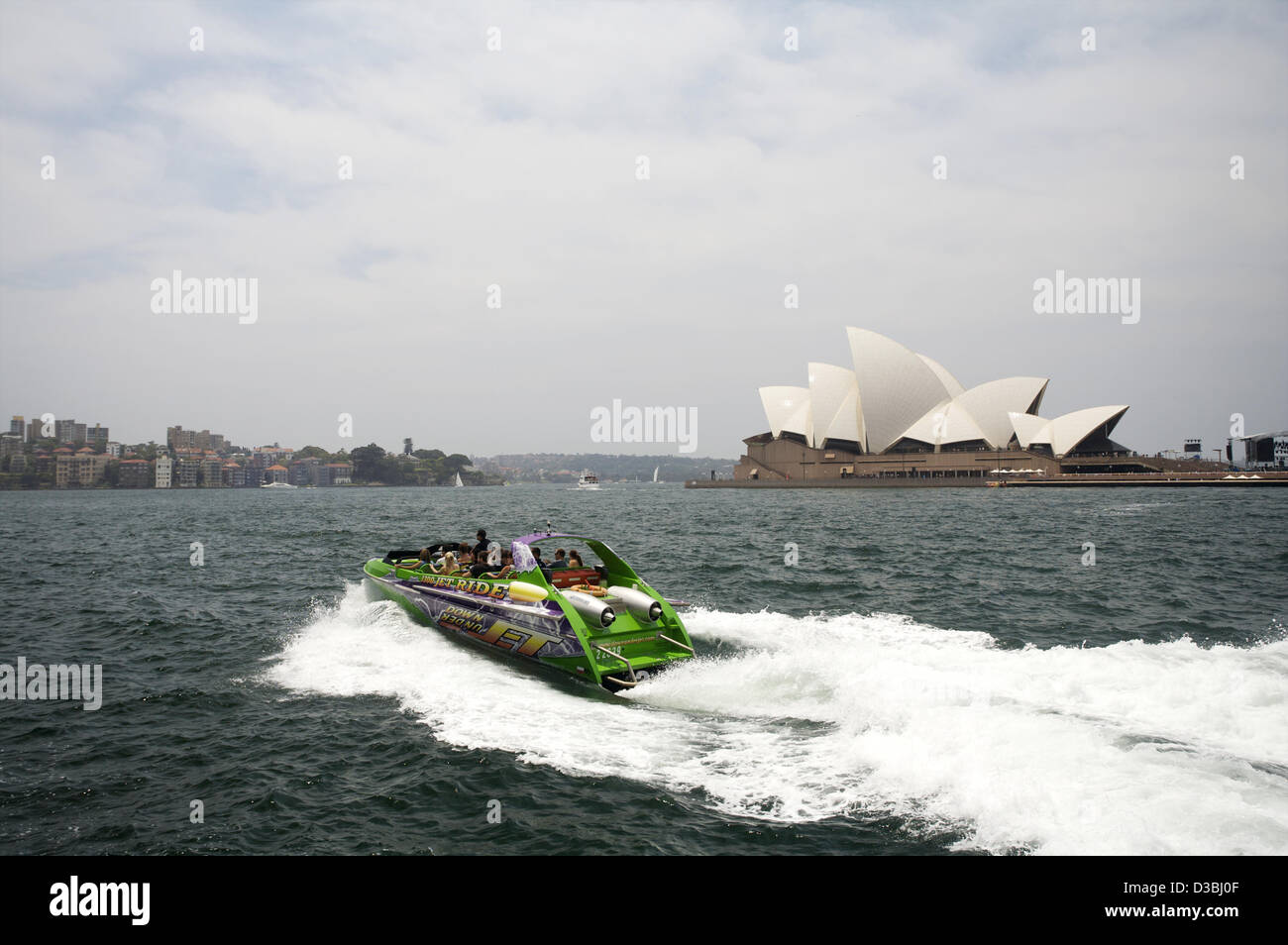 The Sydney Opera House performing arts centre in Sydney, New South Wales, Australia Stock Photo
