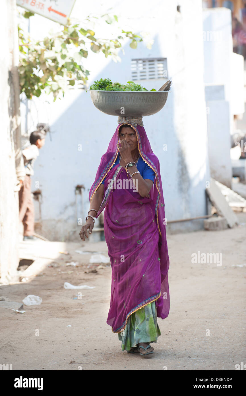 Indian old woman saree High Resolution Stock Photography and Images - Alamy