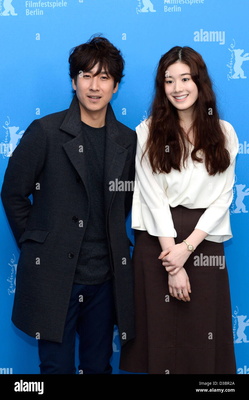 Actor Sunkyun Lee / Seon-gyun Lee / Lee Sun-gyun and actress Eunchae Jung /  Jeong Eun-Chae / Jung Eun-chae during the 'Nugu-ui Ttal-do Anin / Nobody's  Daughter Haewon' photocall at the 63rd