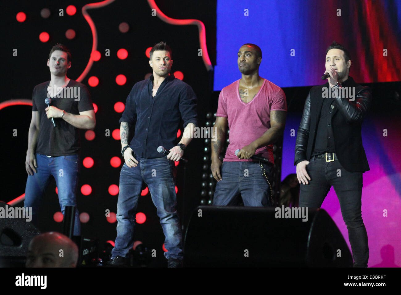 Feb. 14, 2013 - Moscow, Russia - English boy band Blue performing in Moscow,Russia. (Credit Image:    ±ª ¿ Stock Photo